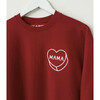 Luv Letters Stitch Embroidered Mama Sweatshirt, Red - Sweatshirts - 2