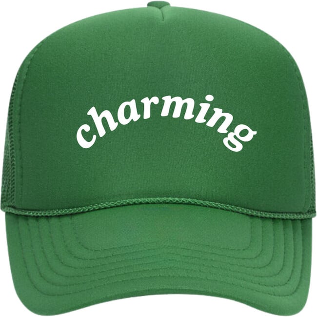 Charming Trucker Hat, Green