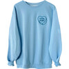 Luv Letters Stitch Embroidered Mama Sweatshirt, Blue - Sweatshirts - 3