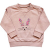 Liberty of London Bunny Face Children's Jumper, Pink - Sweatshirts - 1 - thumbnail