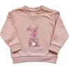 Liberty of London Bunny Children's Jumper, Pink - Sweatshirts - 1 - thumbnail