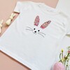 Liberty of London Childrens Bunny Face Short Sleeve T-Shirt, White - T-Shirts - 3