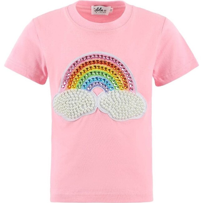 Pink Rainbow Pearl Patch T-shirt