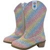 Rainbow Sparkle Cowgirl Boots - Boots - 1 - thumbnail