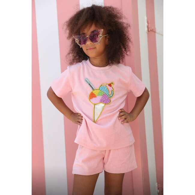 Velour Ice Cream Short Set - Mixed Apparel Set - 2