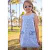 Crystal Heart Denim Bow Dress - Dresses - 3