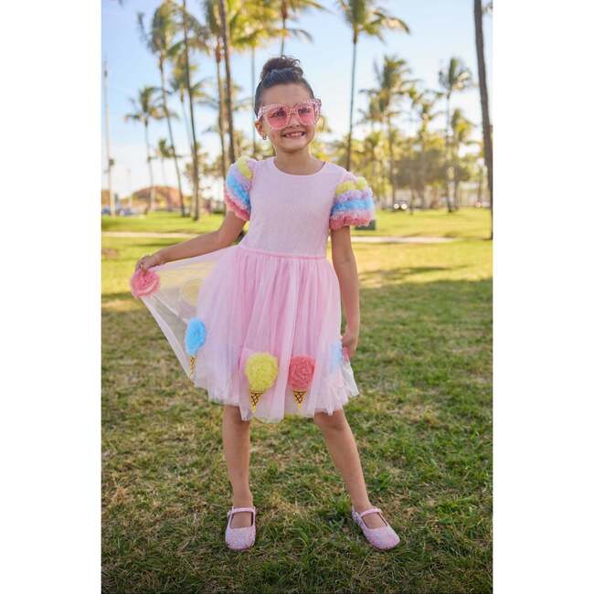 Ice Cream Shimmer Tulle Dress - Dresses - 5