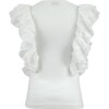 Bejeweled Gem Tank White - Tank Tops - 3