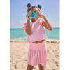 Pink Crystal Ruffle Short Set - Mixed Apparel Set - 6