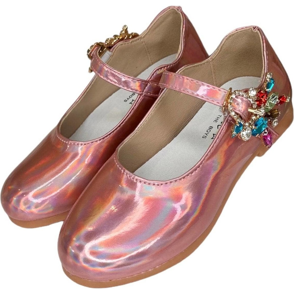 Gem Hologram Ballet Flats - Flats - 1