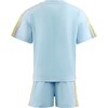 Blue Rainbow Stripe Short Set - Mixed Apparel Set - 4