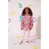 Rose Sequin Rain Jacket - Jackets - 2