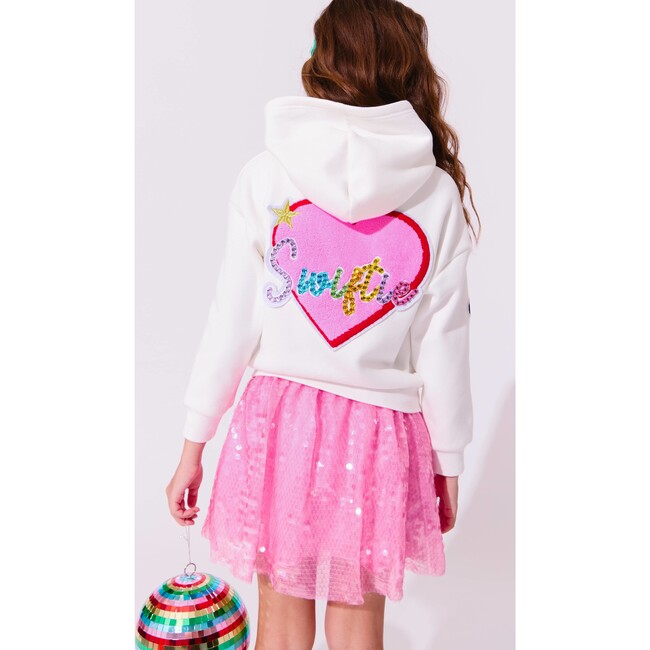 Bubble Gum Hot Pink Sequin Skirt - Skirts - 3