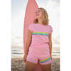 Rainbow Sequin Short Set Lavender - Mixed Apparel Set - 6