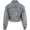 Crystal Bow Denim Jacket - Jackets - 1 - thumbnail