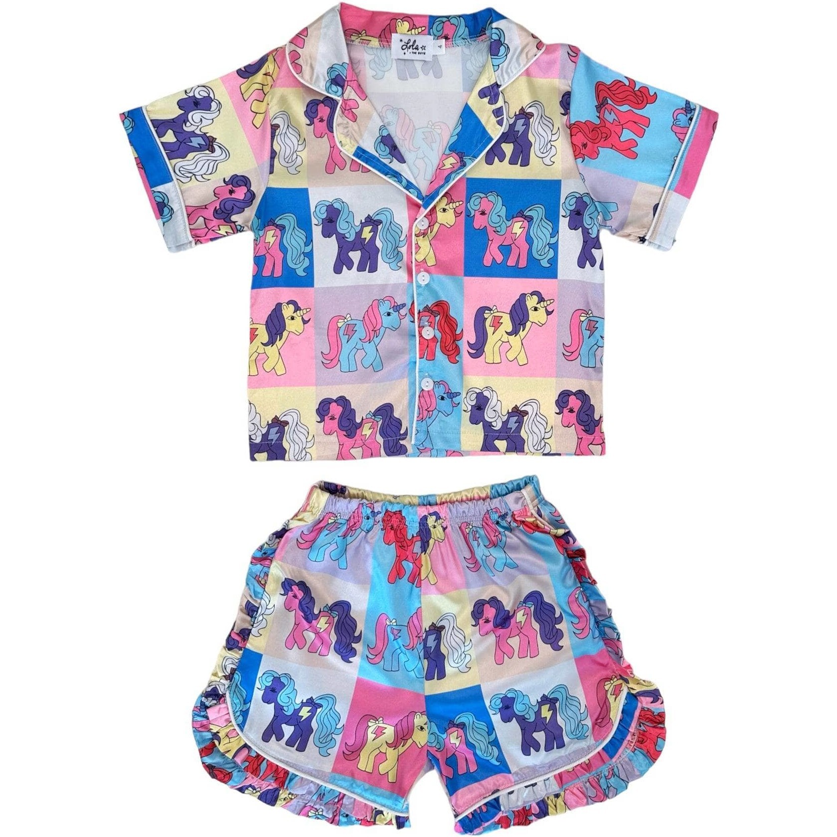 Unicorn Checkers Silky Set - Mixed Apparel Set - 1