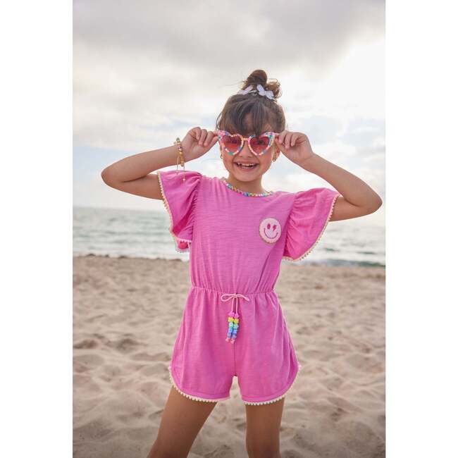 Pink Gems Emoji Romper - Rompers - 4