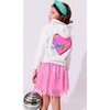 Bubble Gum Hot Pink Sequin Skirt - Skirts - 5