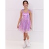 Lavender Sequin Tank Dress - Dresses - 3