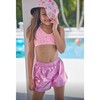 Metallic Track Shorts Pink - Shorts - 3