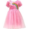 Unicorn Rainbow Gem Tie Dye Dress - Dresses - 1 - thumbnail