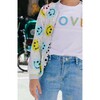 Rainbow Emoji Sequin Bomber - Jackets - 4