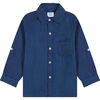 Remi Boy's Button Front Shirt Lapis Blue, Blue - Button Downs - 1 - thumbnail