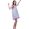 Mini Sandrine Women's Dress Sea Stripe Embroidery, Blue - Shorts - 2