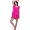 Mini Sandrine Women's Dress Raspberry Embroidery, Pink - Shorts - 2