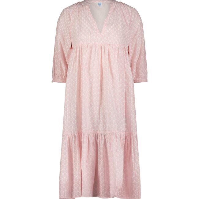 Martine Women's Popover Dress Rose Stripe, Pink
