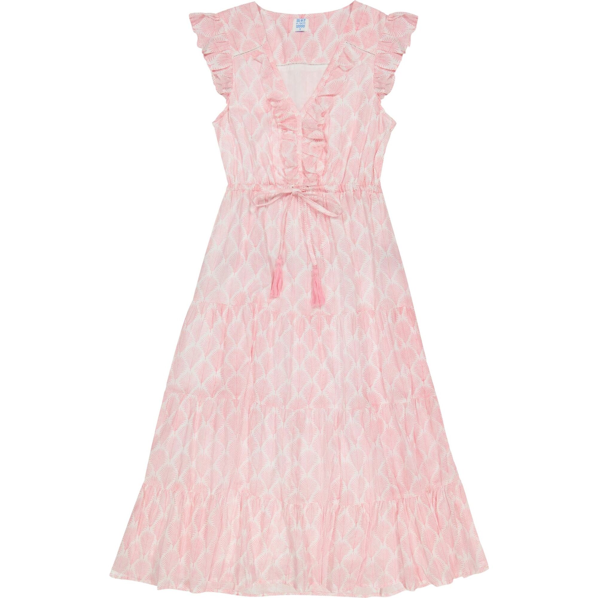 Giselle Women's Maxi Dress Pink Feather, Pink - Dresses - 1