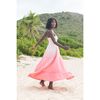 Fati Women's Strapless Maxi Dress Rose Ombre, Pink - Dresses - 2