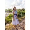 Embroidery Belt Classic Blue Embroidery, Blue - Belts - 2