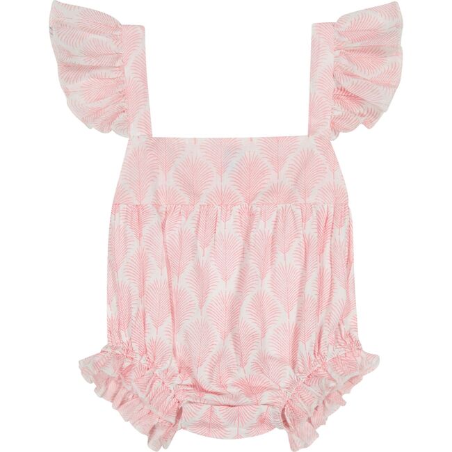 Chloe Baby Romper Pink Feather, Multi - Rompers - 1