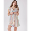 Womens Misha Dress, Multi Vintage Stripe - Dresses - 1 - thumbnail