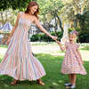 Womens Marilyn Dress, Multi Vintage Stripe - Dresses - 1 - thumbnail