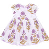 Girls Marisol Dress, Lavender Dandelion - Dresses - 1 - thumbnail