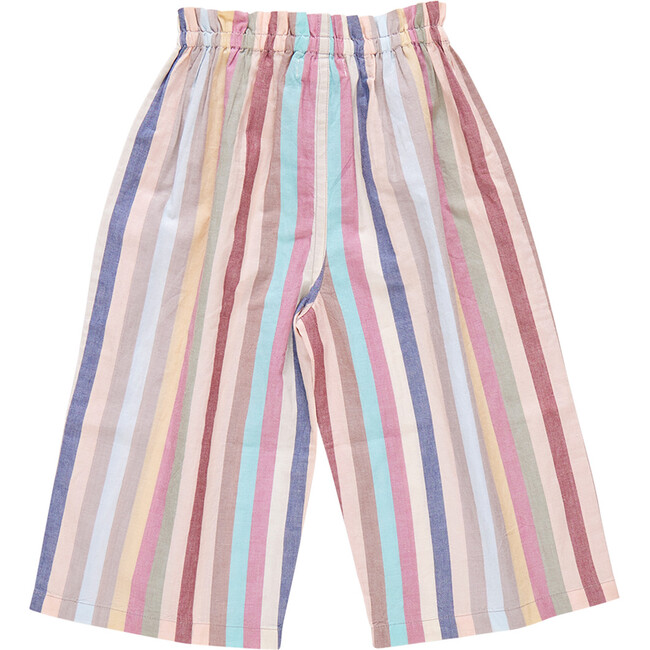 Girls Theodore Pant, Multi Vintage Stripe - Pants - 5