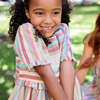 Girls Raquel Dress, Multi Vintage Stripe - Dresses - 3