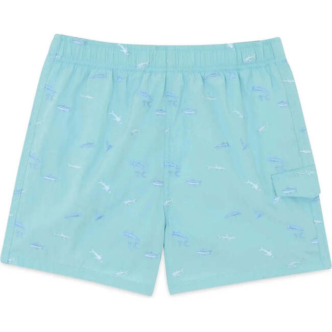 Ocean Friends Embroidered Swim Trunks