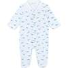 Whale Whale Whale Footed Pajamas - Footie Pajamas - 1 - thumbnail