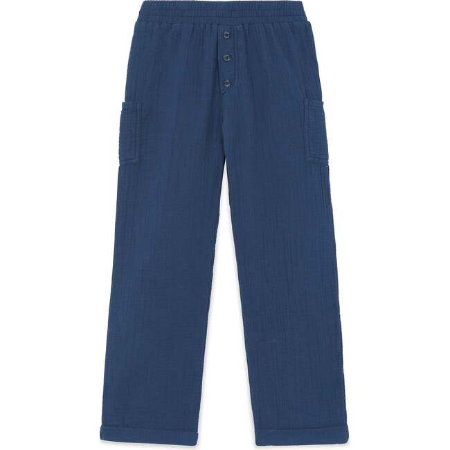 Gauze Cotton Cargo Pants