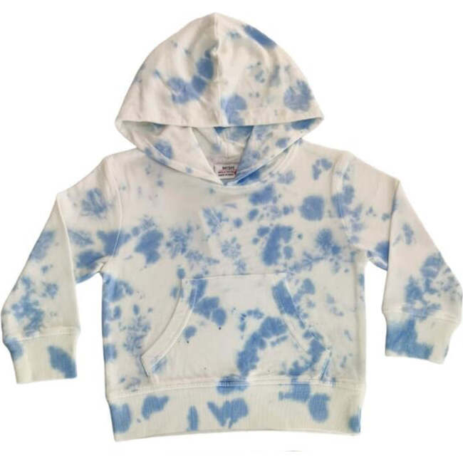 Kids Tie Dye Pullover Hoodie, Blue