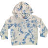 Kids Tie Dye Pullover Hoodie, Blue - Sweatshirts - 1 - thumbnail