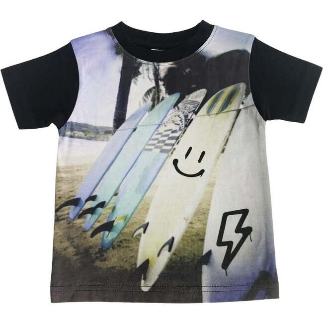 Kids Short Sleeve Tee, Surf Photo