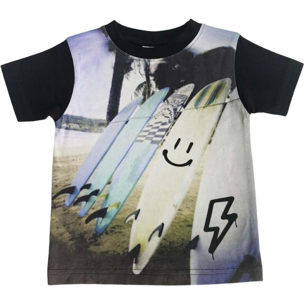 Kids Short Sleeve Tee, Surf Photo - T-Shirts - 1