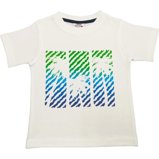 Kids Short Sleeve Tee, Tropic Palm