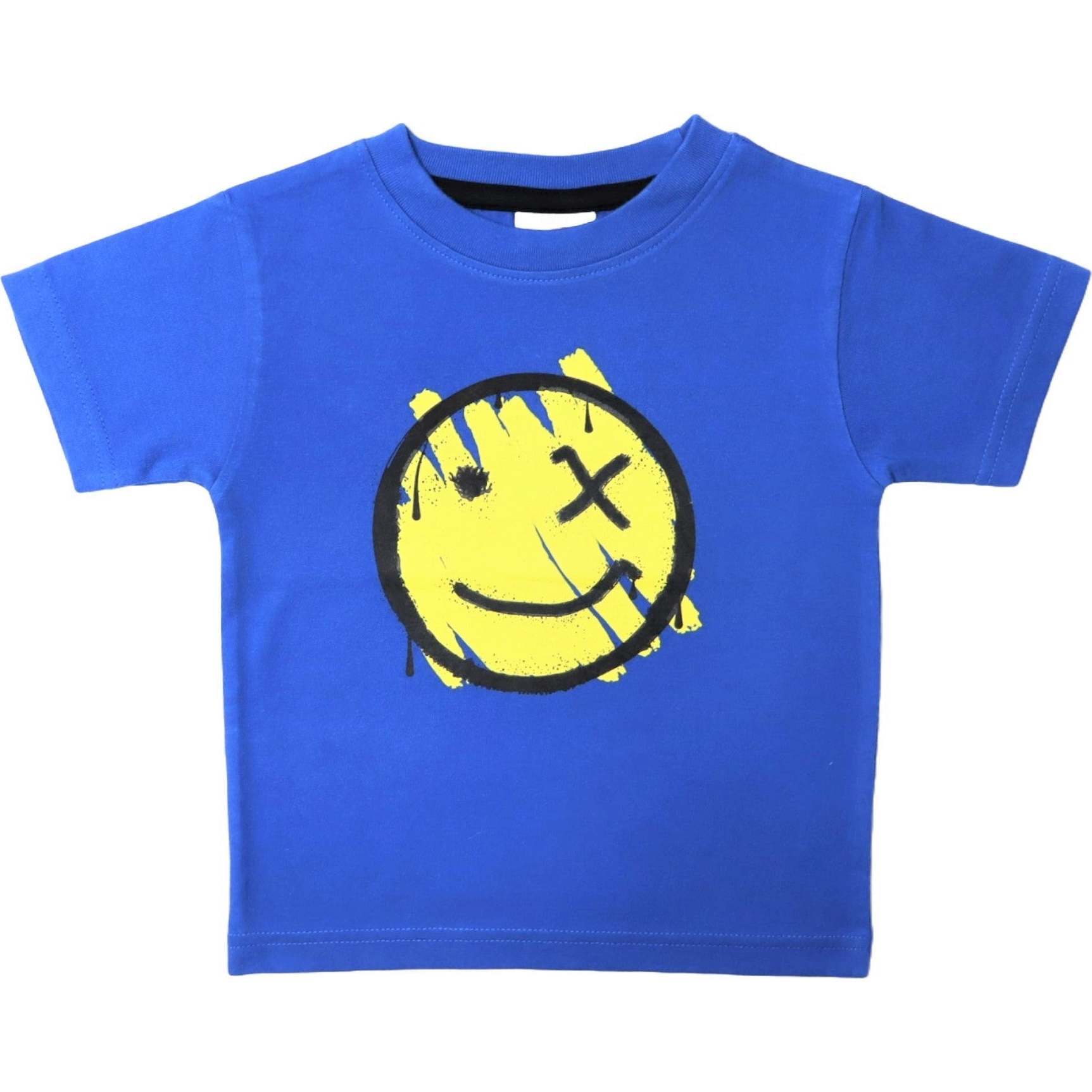 Kids Short Sleeve Tee, Graffiti Smile - T-Shirts - 1