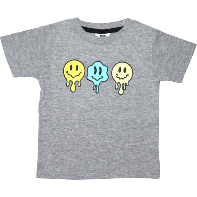 Kids Short Sleeve Tee, Drip Smile