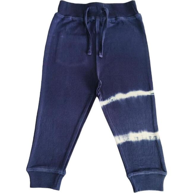 Kids Jogger, Navy Tie Dye Stripe